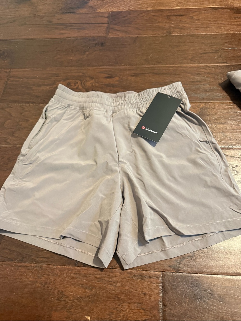 lululemon athletica Men’s Light Gray Training Shorts